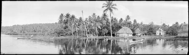 Image: Coastal village, Samoa
