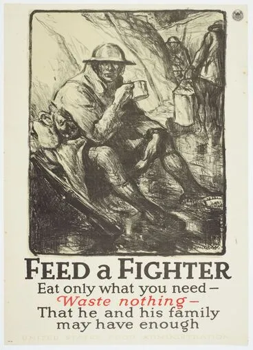Image: Poster, 'Feed a Fighter'
