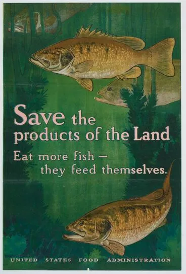 Image: Poster, 'Save the products of the Land'