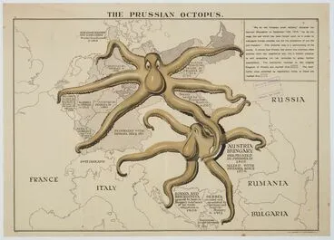 Image: Poster, 'The Prussian Octopus'