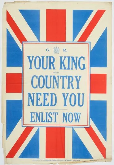 Image: Poster, 'Your King and Country'