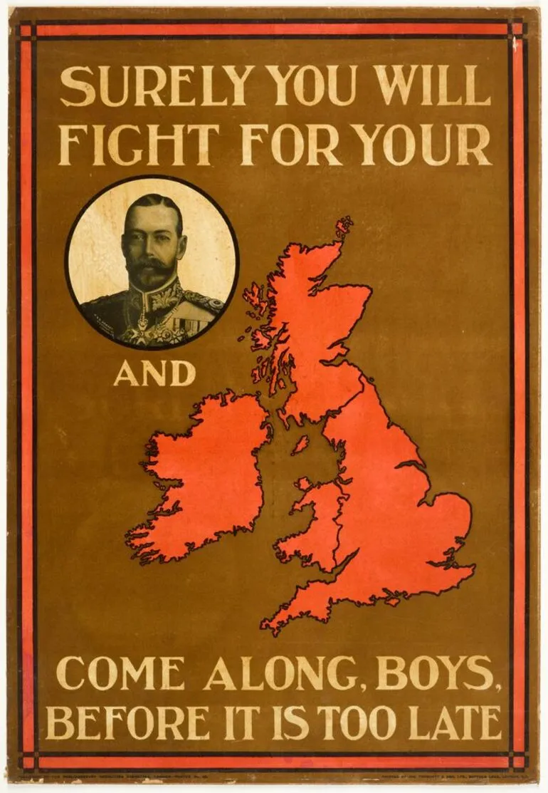Image: Poster, 'Surely you will fight'