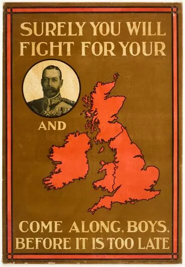 Image: Poster, 'Surely you will fight'