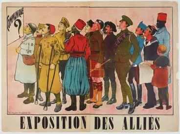 Image: Poster, 'Exposition Des Allies'
