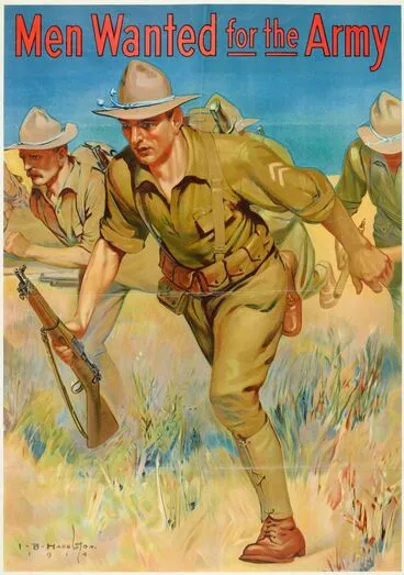 Image: Poster, 'Men Wanted for the Army'