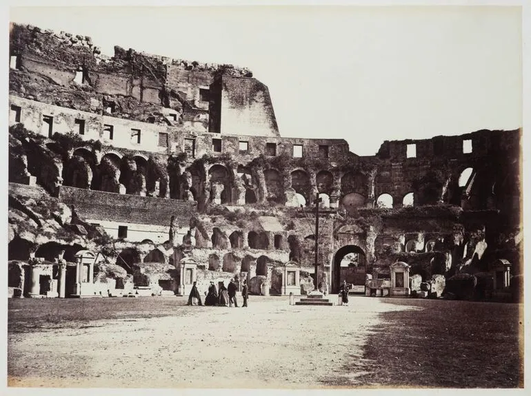 Image: Interior of the Colosseum of Rome. From the album, 'Roma'
