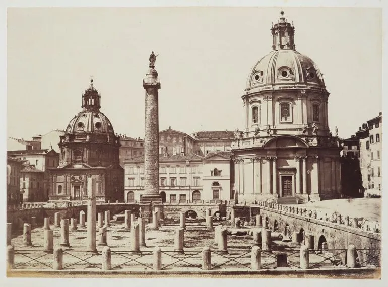 Image: [Foro di Traiano at the north end of the Imperial Fora, Rome]