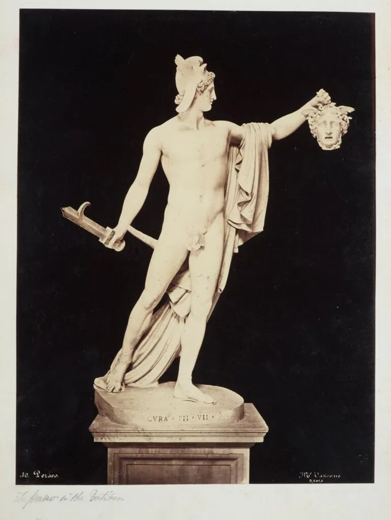 Image: [marble sculpture, Vatican]