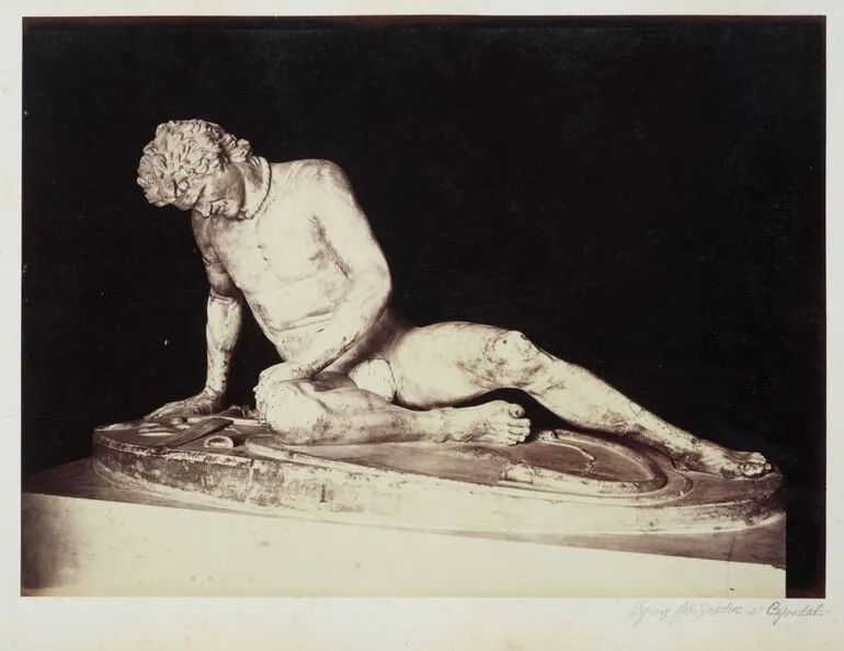 Image: Dying Gladiator in the Capital (front view)