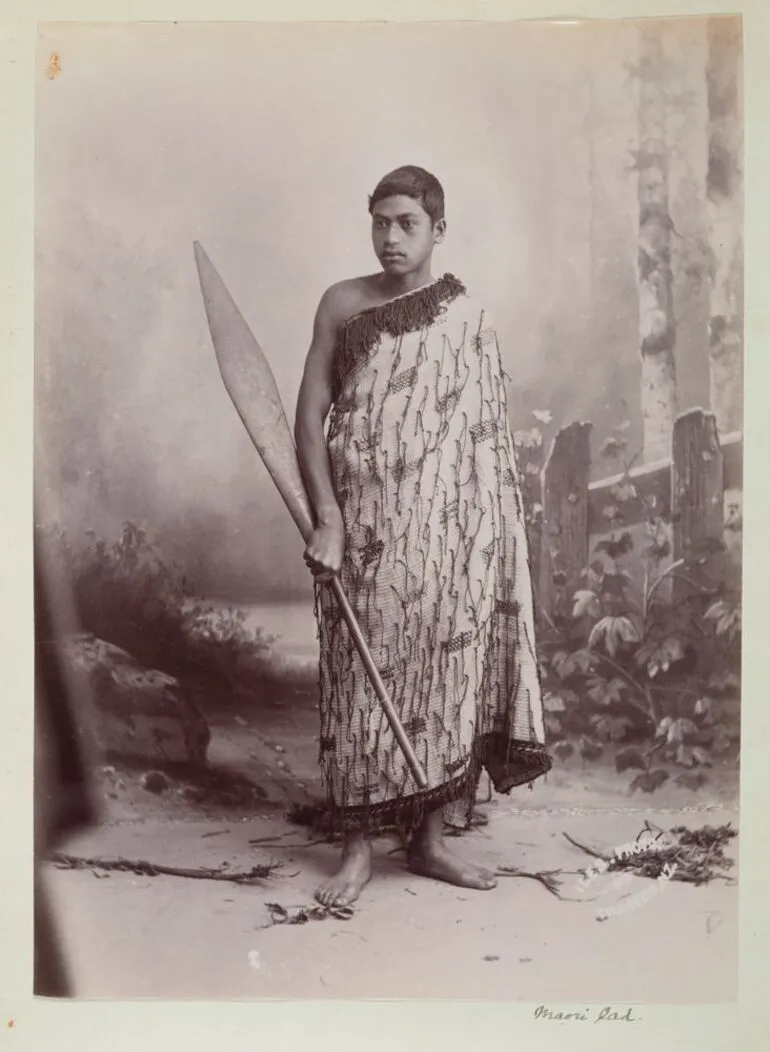 Image: Maori lad. From the album: Frances Fenwick's Album of New Zealand views