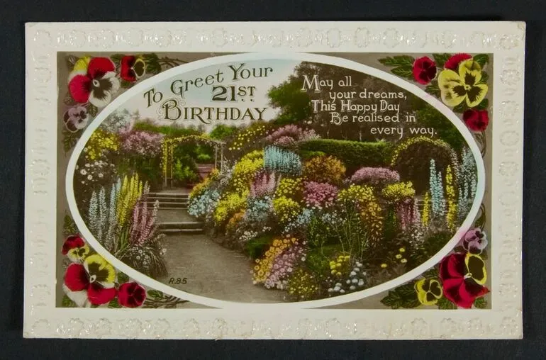 Image: 21st Birthday card