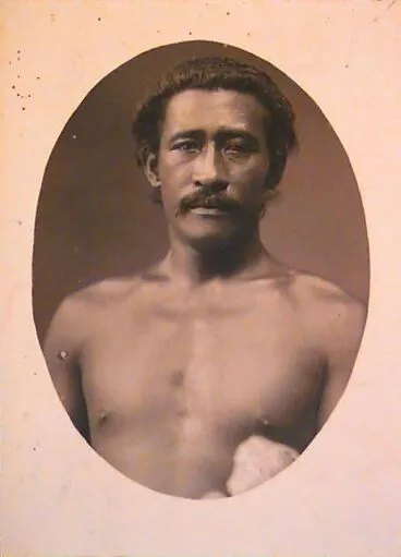 Image: Moustached Samoan Man