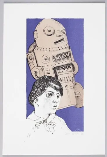 Image: Boy and robot