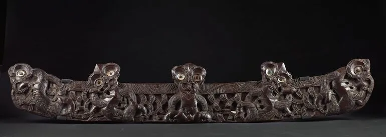 Image: Paepae pataka (threshold for storehouse)