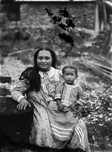 Image: Woman and child