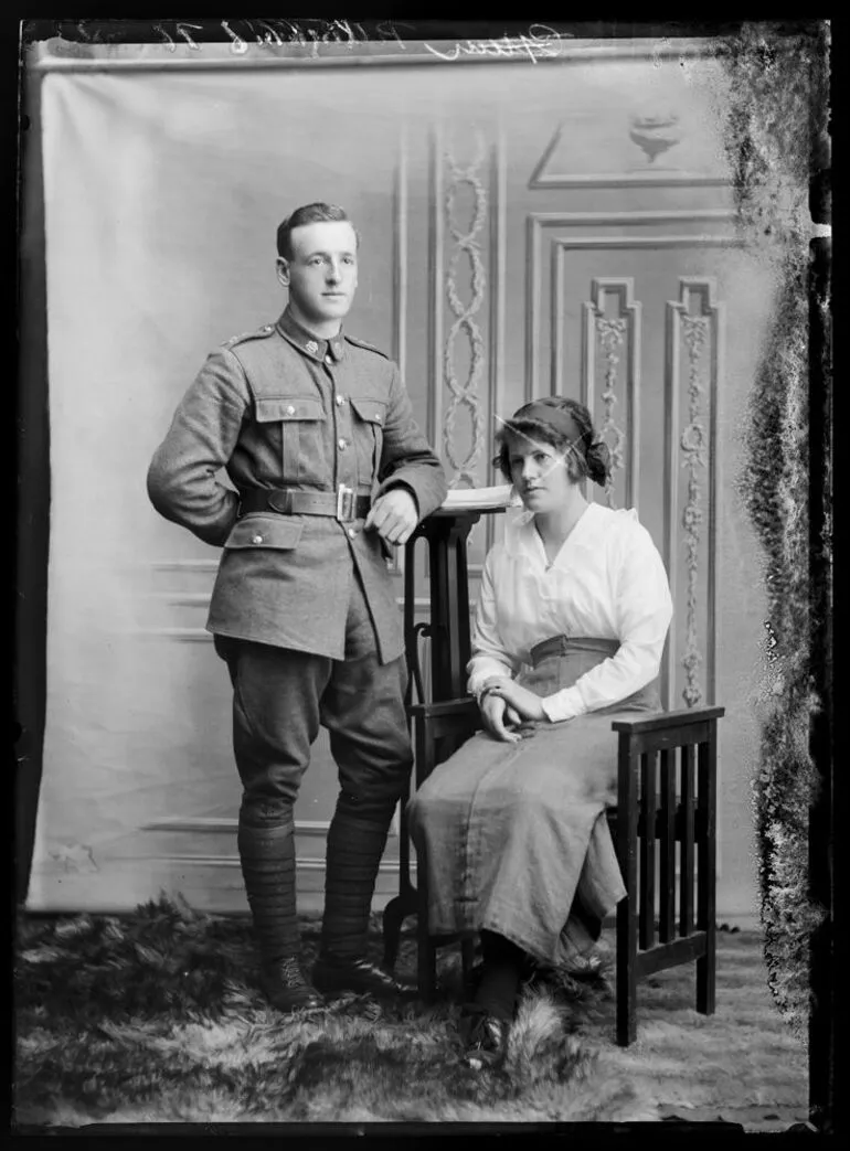 Image: Harold Pilkington and an unidentified woman