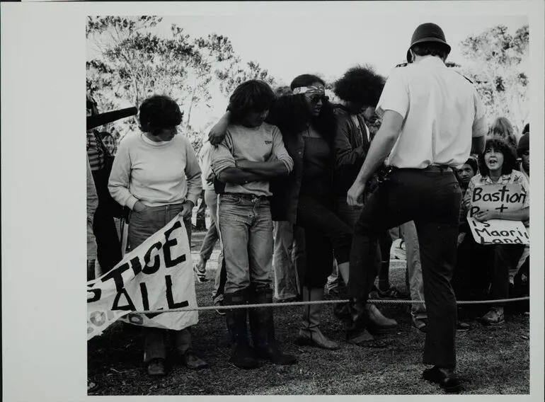 Image: Maori Land Occupation, Bastion Point.