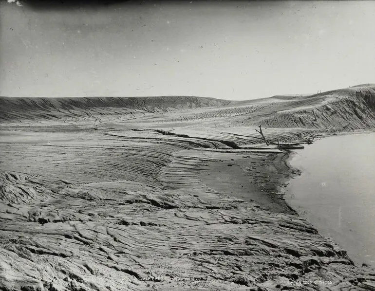 Image: The site of the destroyed village of Moura, Tarawera