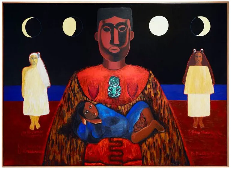 Image: Ko hine te iwaiwa, ko hine korako, ko rona whakamau tai