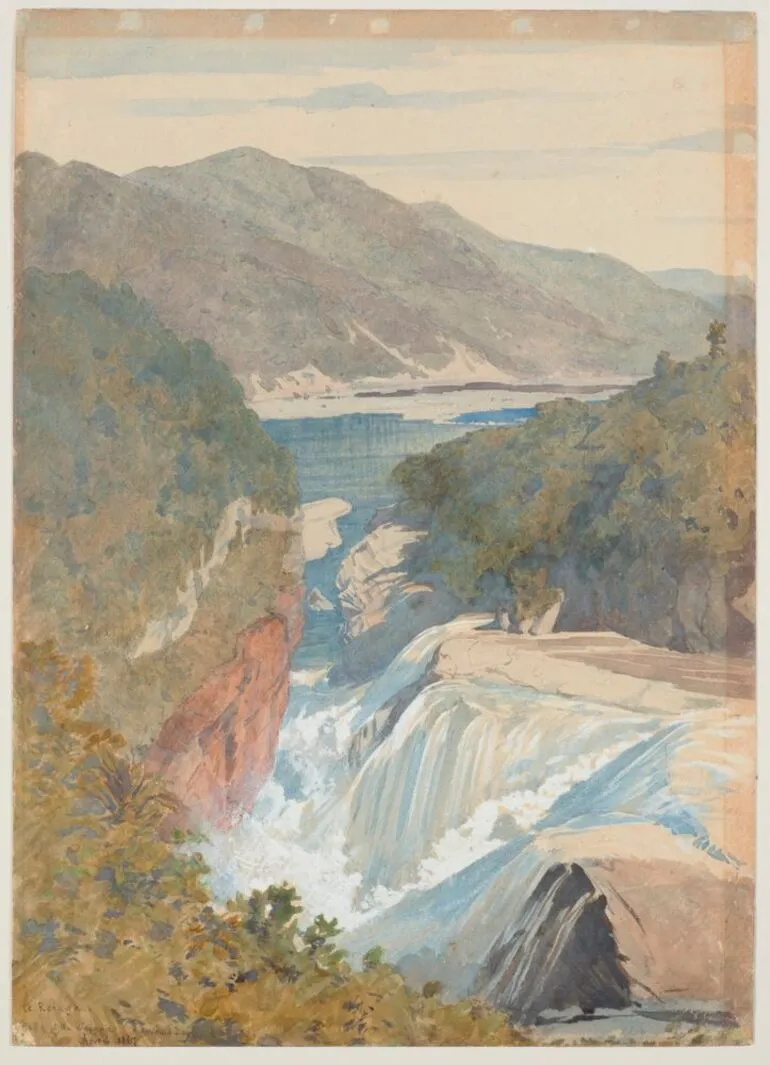 Image: Te Reinga, Falls of the Wairoa. Hawke's Bay