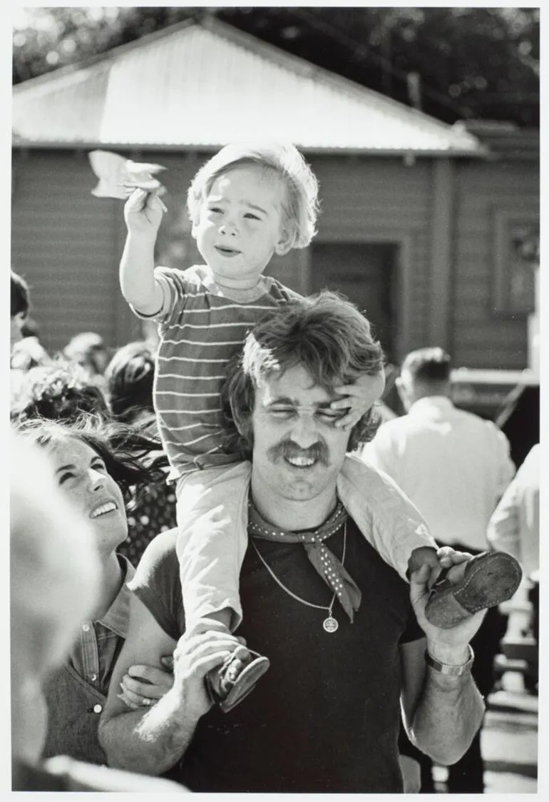 Image: Judy, Dick and Josh Frizzell at the Easter Show, Auckland