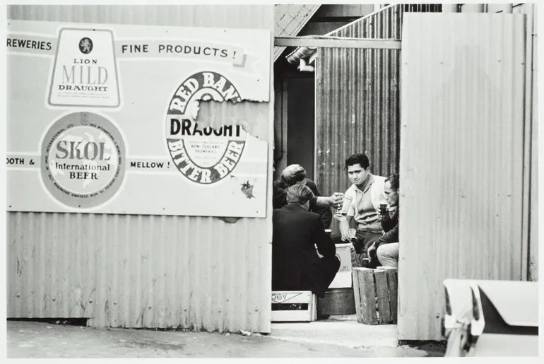 Image: Beer garden, Molesworth Street, Wellington