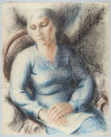 Image: Portrait of a sitting woman