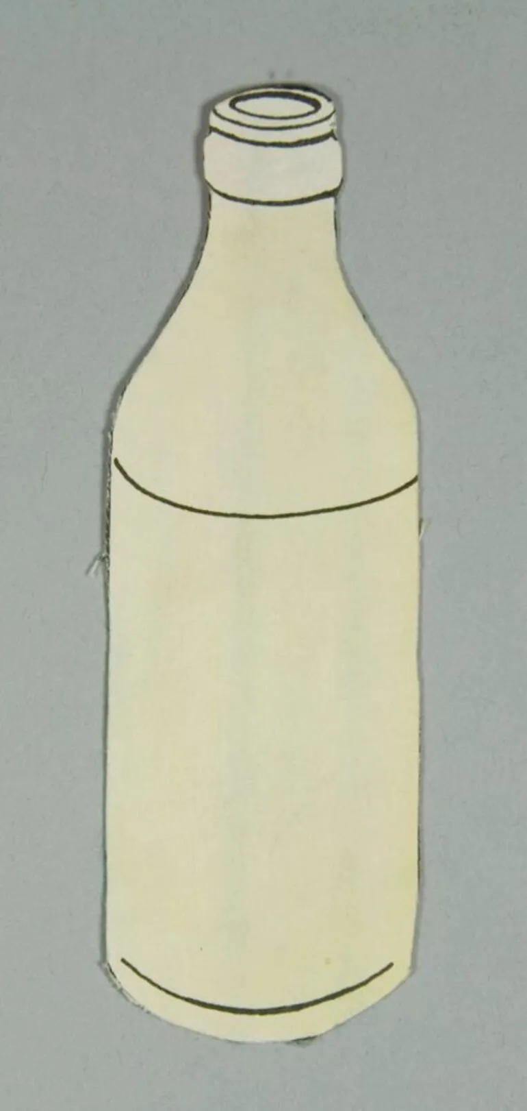 Image: Educational display image (dental health) - bottle of milk