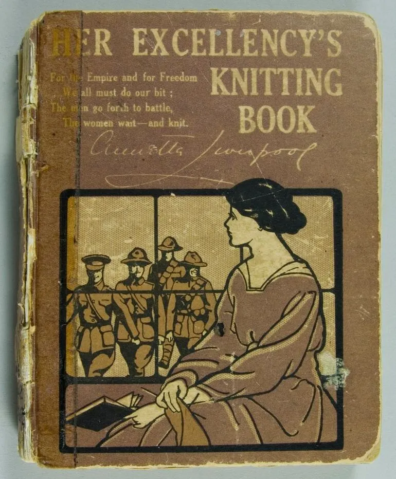 Image: Knitting pattern book, 'Her Excellency's Knitting Book'