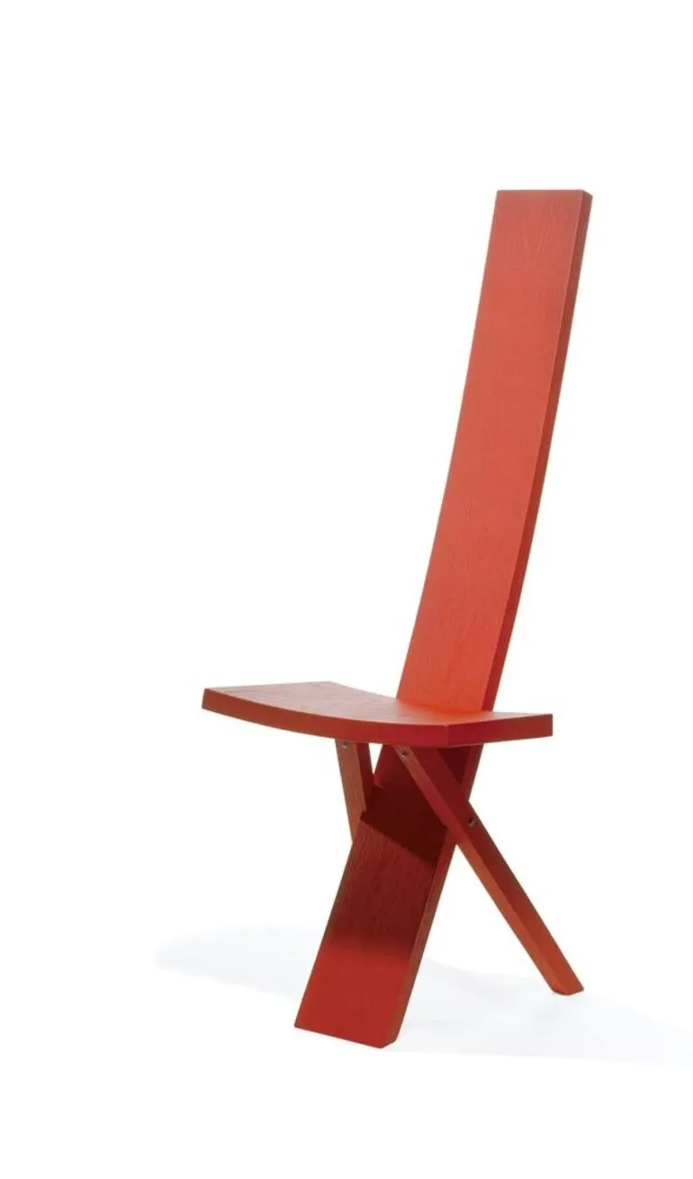 Image: Red Stave Chair