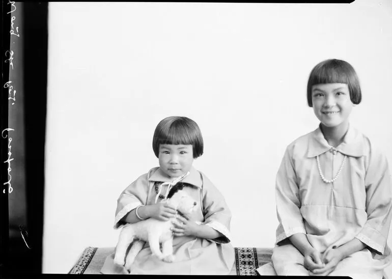 Image: Jessie and Dora Wong, inscribed Wong She Poy, Passports