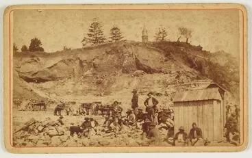 Image: Excavations at Britomart, Auckland
