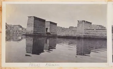 Image: Philae, Assuan. From the album: Photograph album of Major J.M. Rose, 1st NZEF