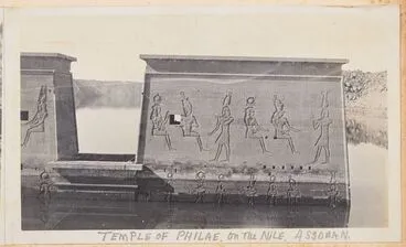 Image: Temple of Philae, on the Nile, Assouan. From the album: Photograph album of Major J.M. Rose, 1st NZEF
