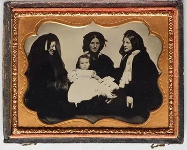 Image: Three women and a baby