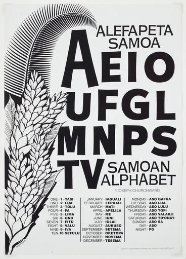 Image: Churchward Alefapeta Samoa Poster