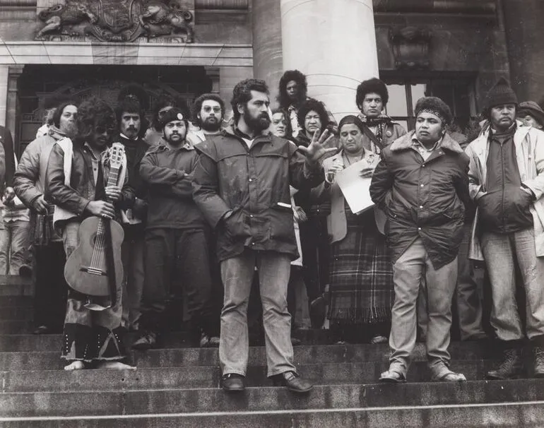 Image: Maori Land March. Parliament.