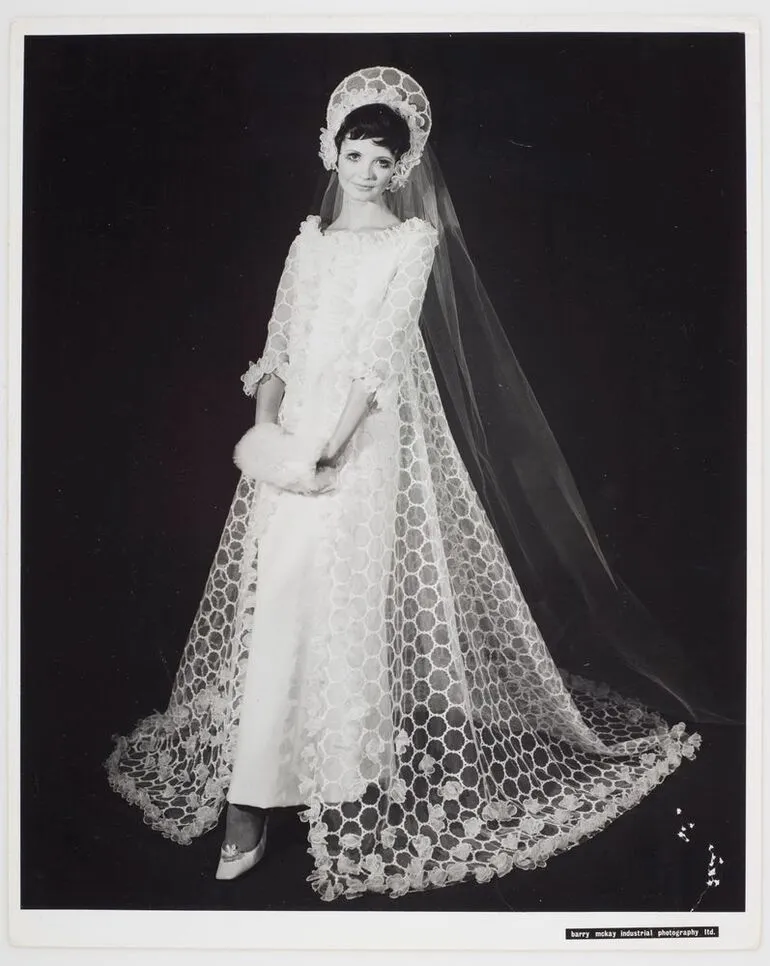 Image: 'Countess' Coat frock bridal ensemble