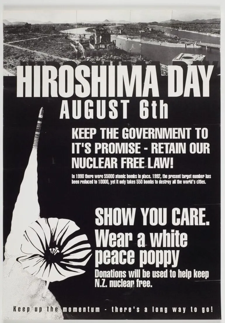 Image: Poster, 'Hiroshima Day'