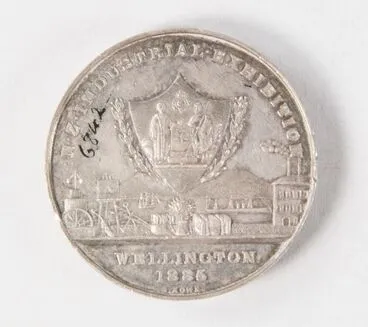Image: New Zealand Industrial Exhibition of Wellington medal