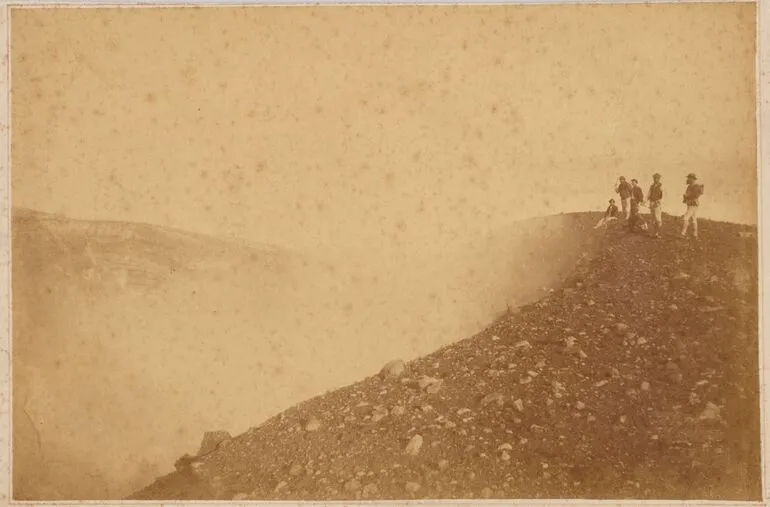 Image: Top of Mount Tarawera - SW end