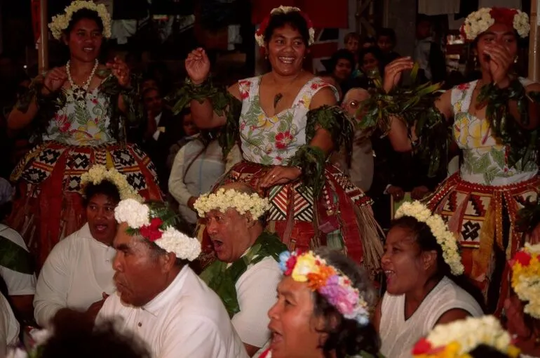 Image: Tuvalu dance group