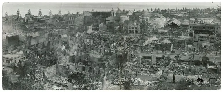 Image: Napier after Hawke's Bay earthquake