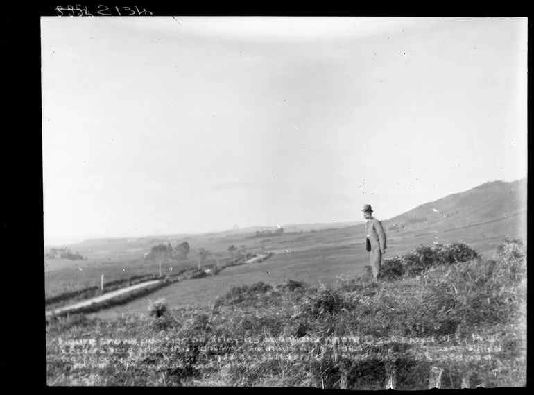 Image: Position of the Rifle Pits at Ahuahu