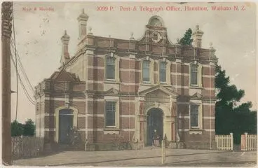Image: Post and Telegraph Office, Hamilton, Waikato, New Zealand