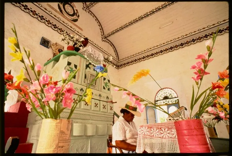 Image: Church service, Manihiki, Cook Islands