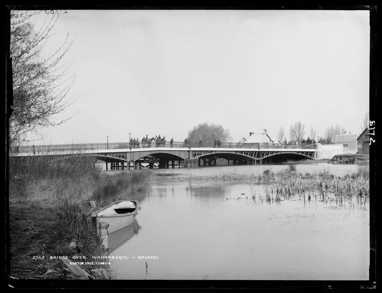 Image: Bridge over Waimakariri, Kaiapoi
