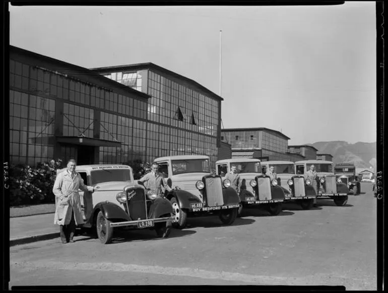 Image: Trucks, General Motors Assembly Plant, Petone