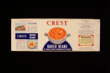 Image: Crest Baked Beans in Tomato Sauce Flavoured with Bacon
