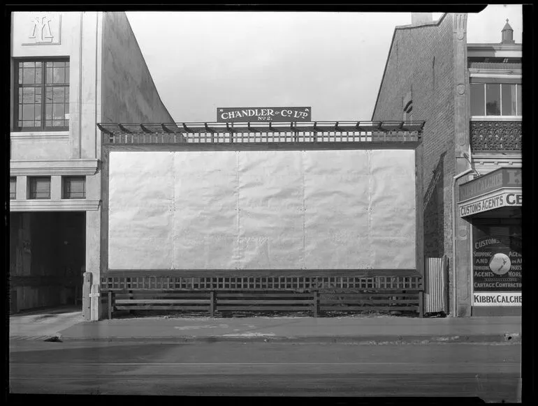 Image: Vacant advertising billboard